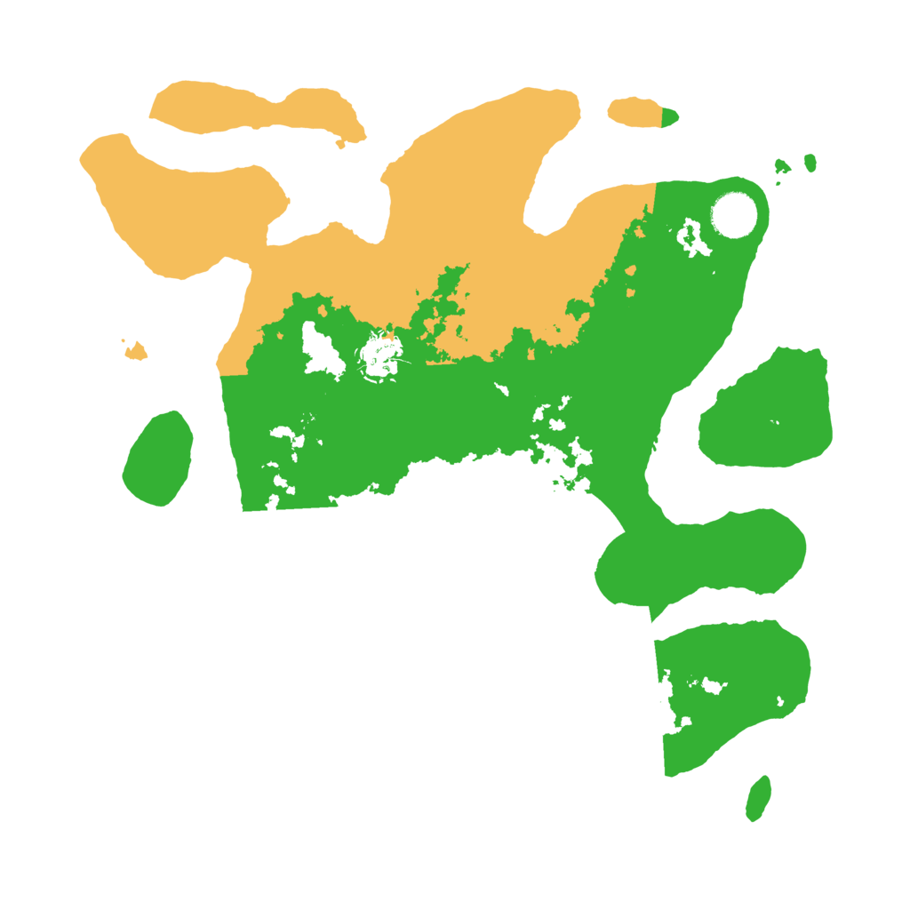 Biome Rust Map: Barren, Size: 3500, Seed: 6038029