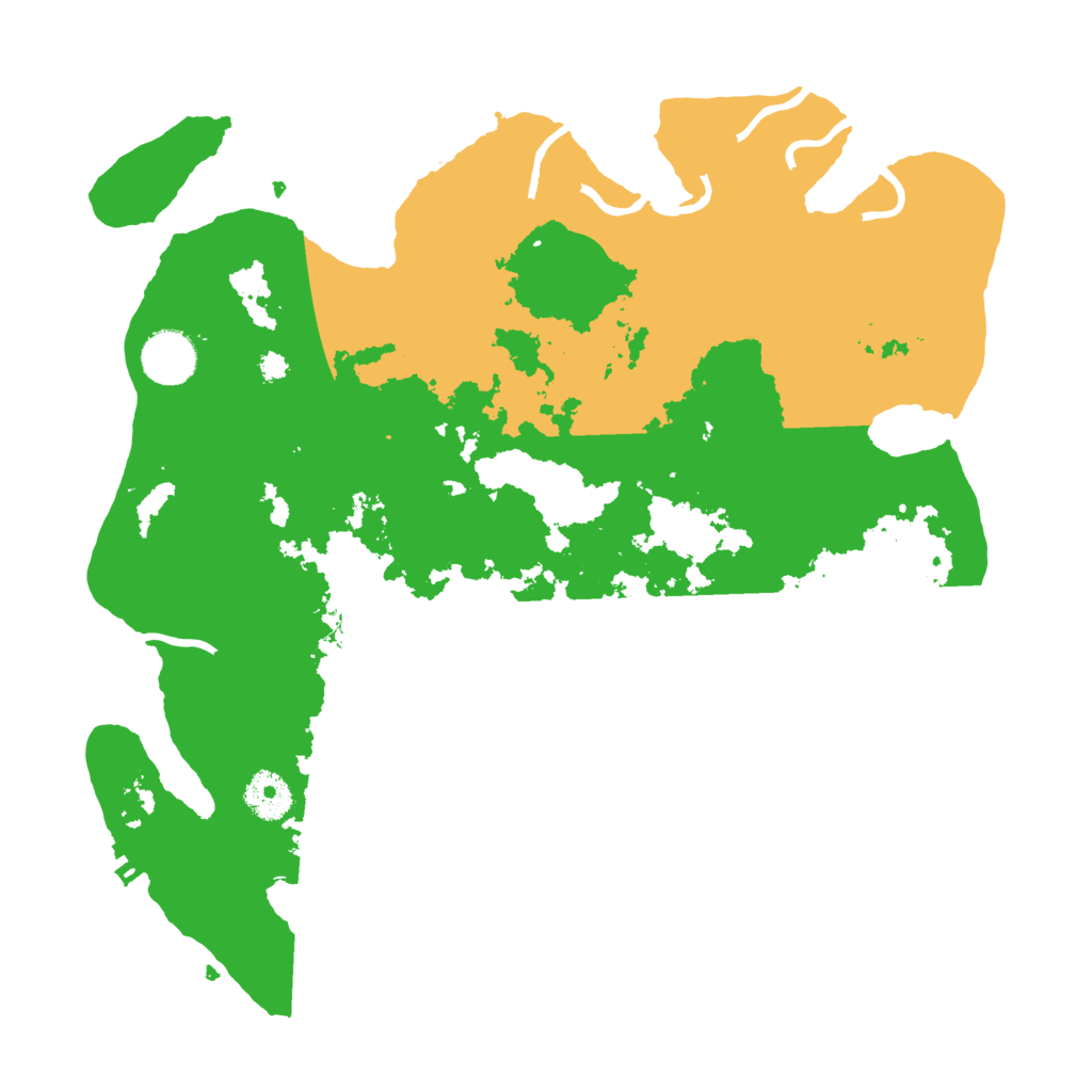 Biome Rust Map: Procedural Map, Size: 3500, Seed: 686617