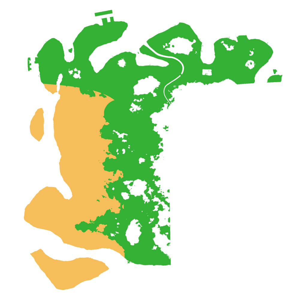 Biome Rust Map: Procedural Map, Size: 3500, Seed: 1403532