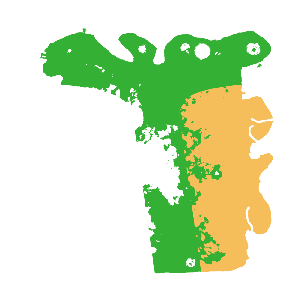 Biome Rust Map: Procedural Map, Size: 3500, Seed: 2287924