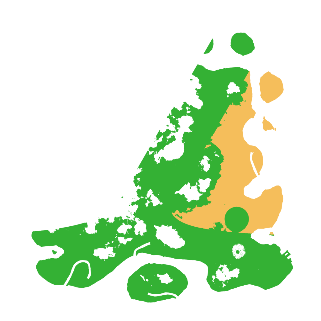 Biome Rust Map: Procedural Map, Size: 3500, Seed: 683717