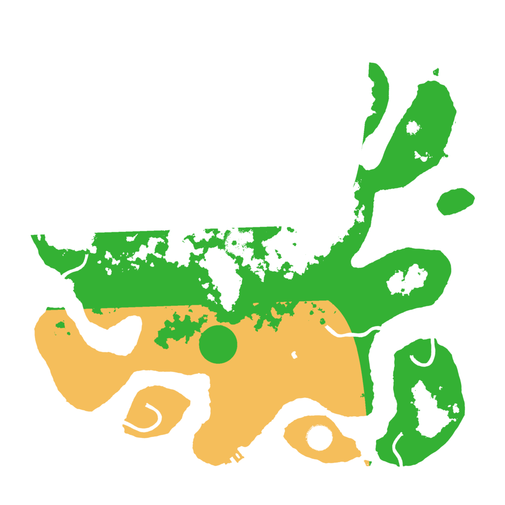 Biome Rust Map: Procedural Map, Size: 3500, Seed: 3470172