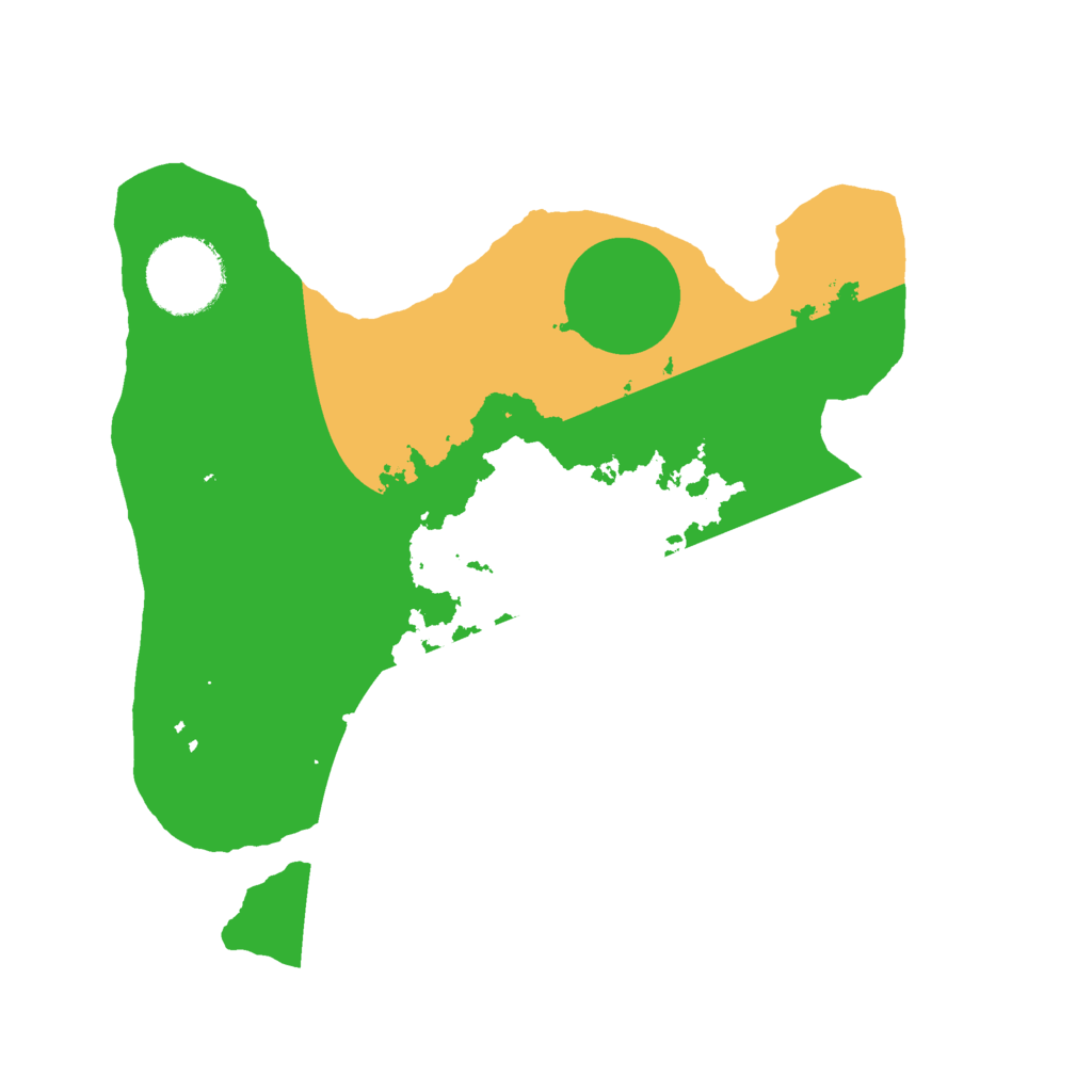 Biome Rust Map: Barren, Size: 2500, Seed: 1786559