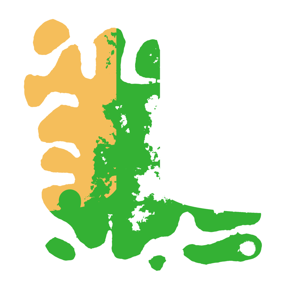 Biome Rust Map: Barren, Size: 3500, Seed: 5000514