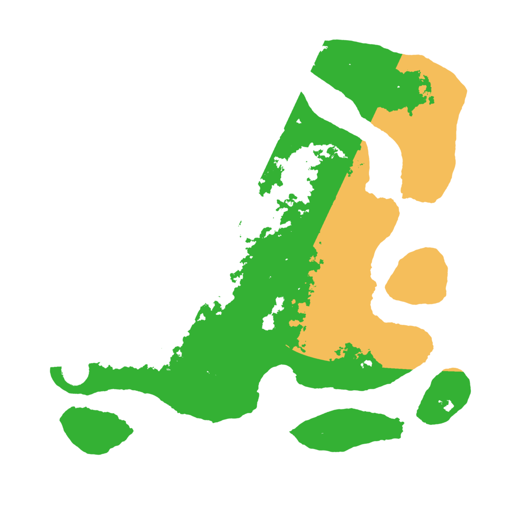 Biome Rust Map: Barren, Size: 3500, Seed: 1927157