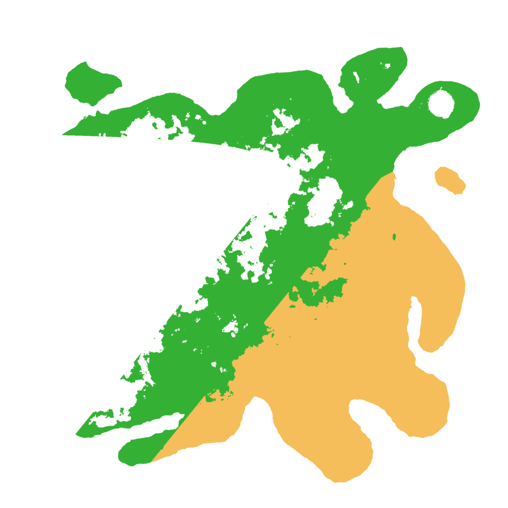 Biome Rust Map: Barren, Size: 3500, Seed: 4305461