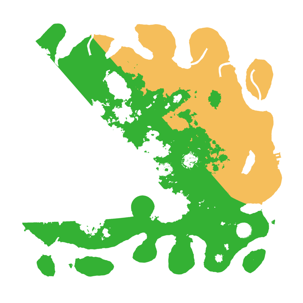 Biome Rust Map: Procedural Map, Size: 3500, Seed: 5093617