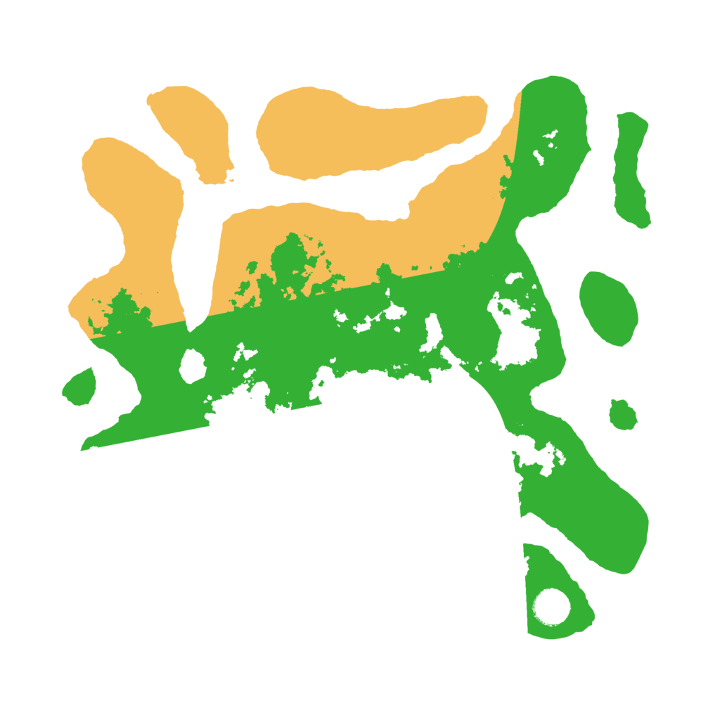 Biome Rust Map: Barren, Size: 3500, Seed: 5343525