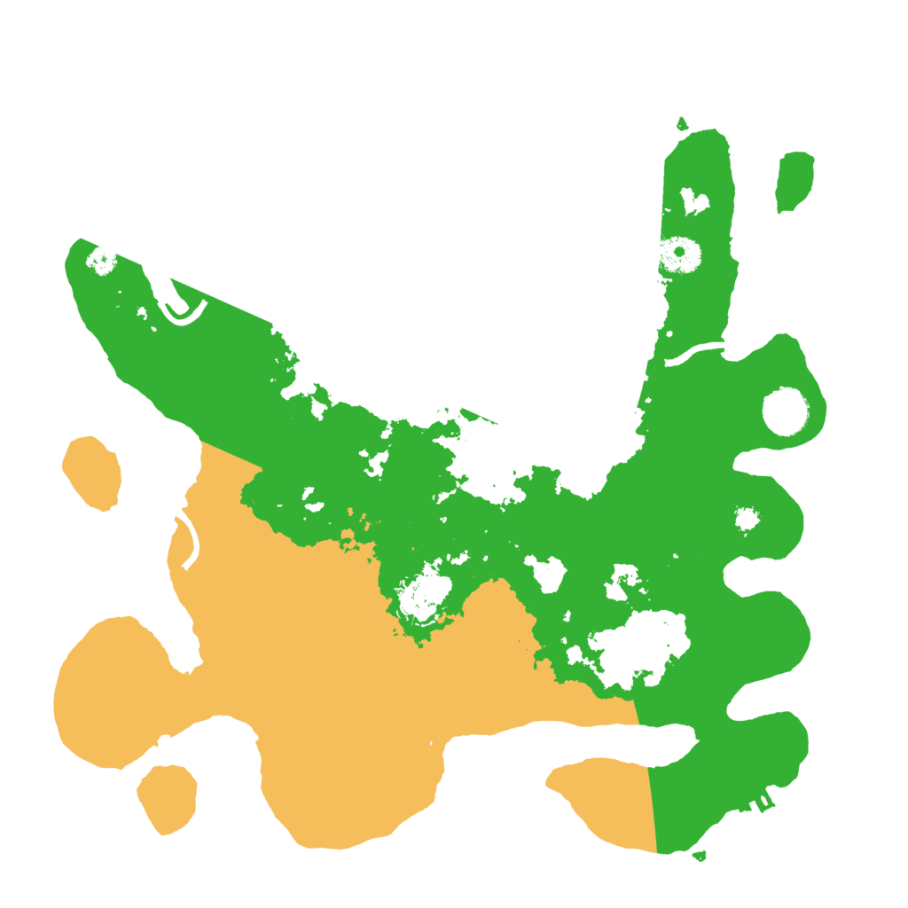 Biome Rust Map: Procedural Map, Size: 3500, Seed: 5465000