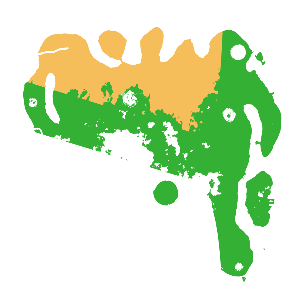 Biome Rust Map: Procedural Map, Size: 3500, Seed: 4368744