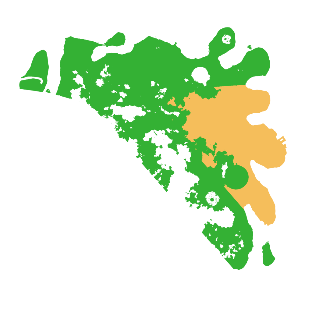 Biome Rust Map: Procedural Map, Size: 3500, Seed: 5112619