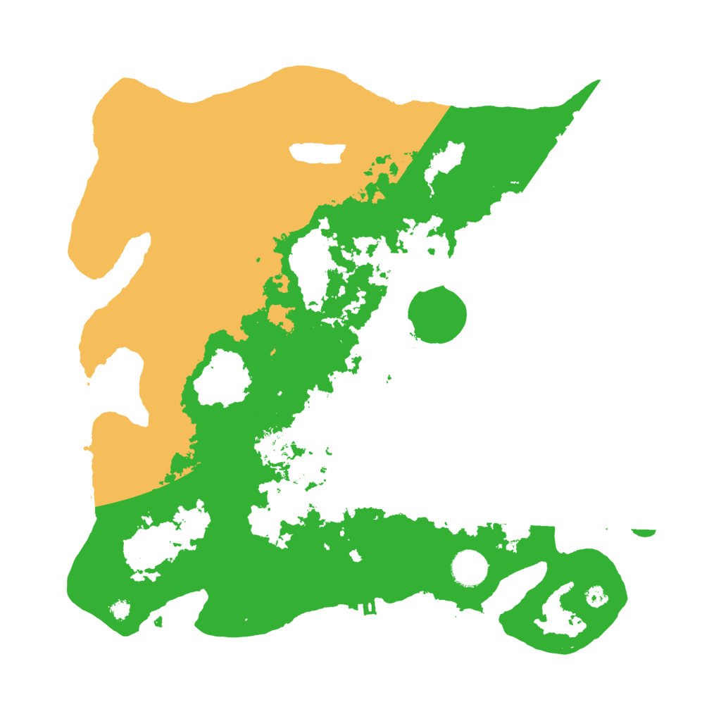 Biome Rust Map: Procedural Map, Size: 3500, Seed: 4099482