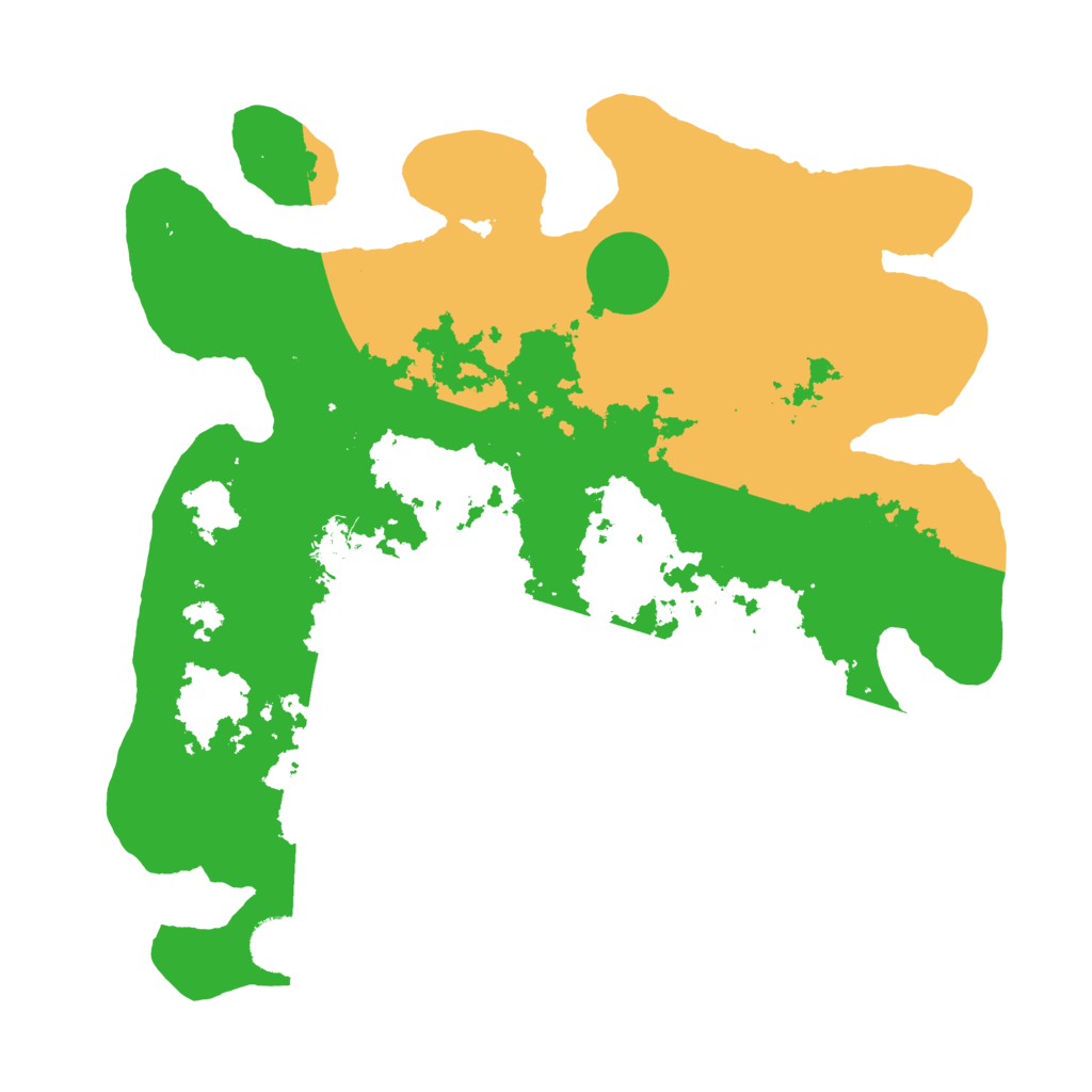 Biome Rust Map: Barren, Size: 3500, Seed: 4494230