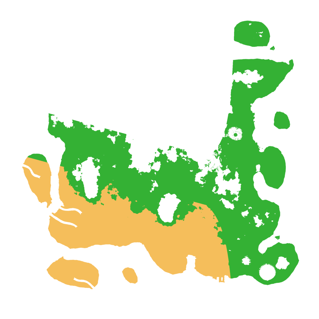 Biome Rust Map: Procedural Map, Size: 3500, Seed: 2896498