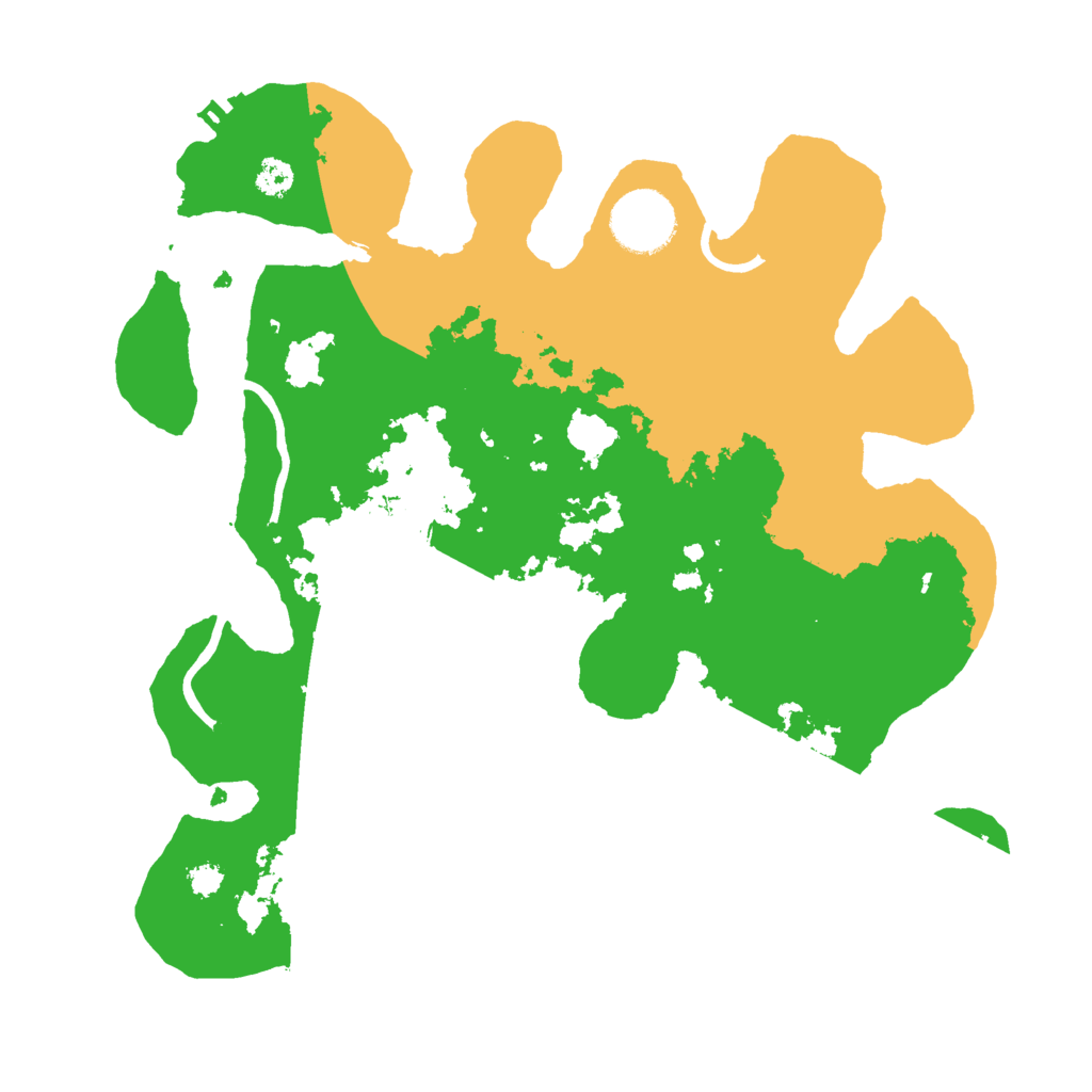 Biome Rust Map: Procedural Map, Size: 3000, Seed: 1268133600