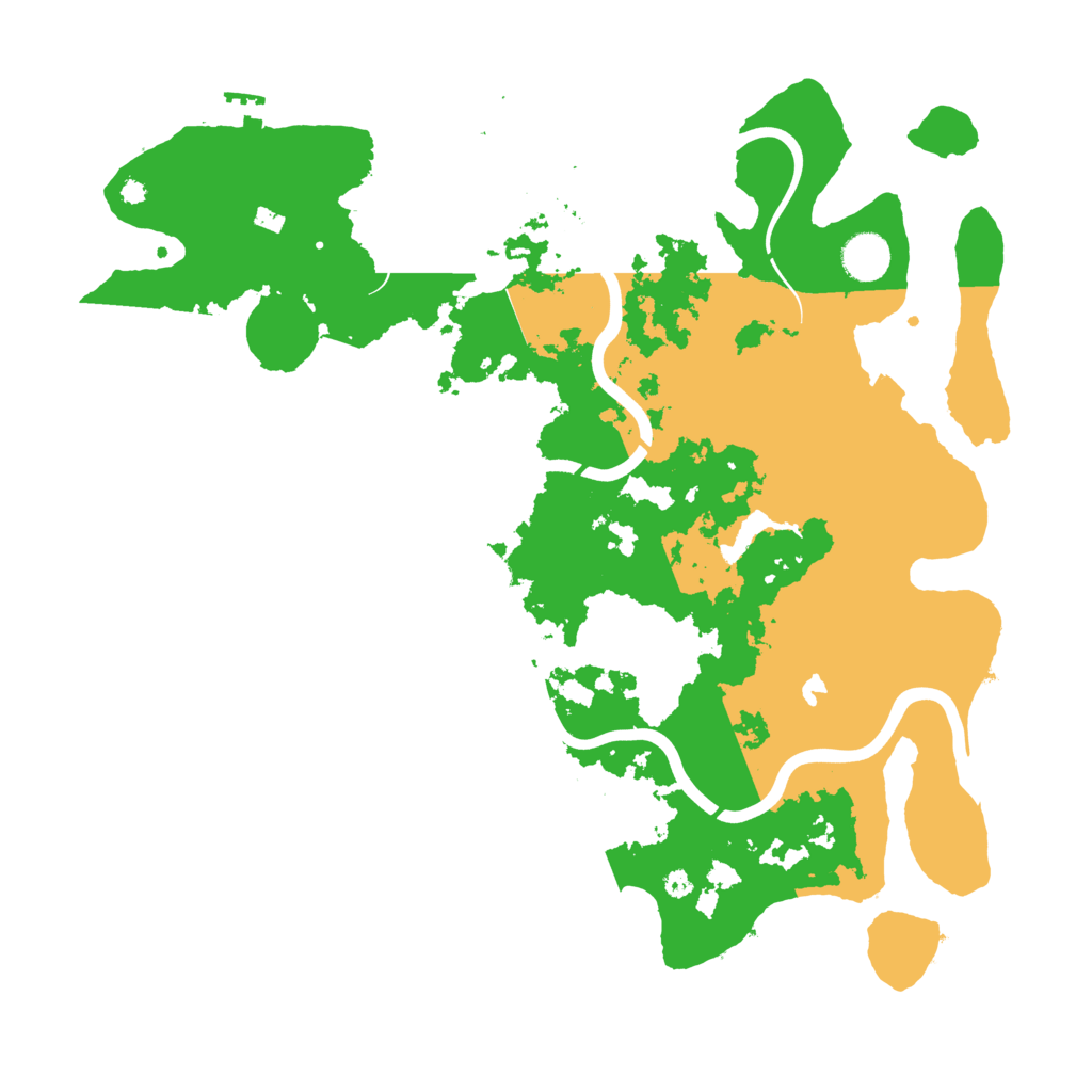Biome Rust Map: Procedural Map, Size: 4000, Seed: 4523857