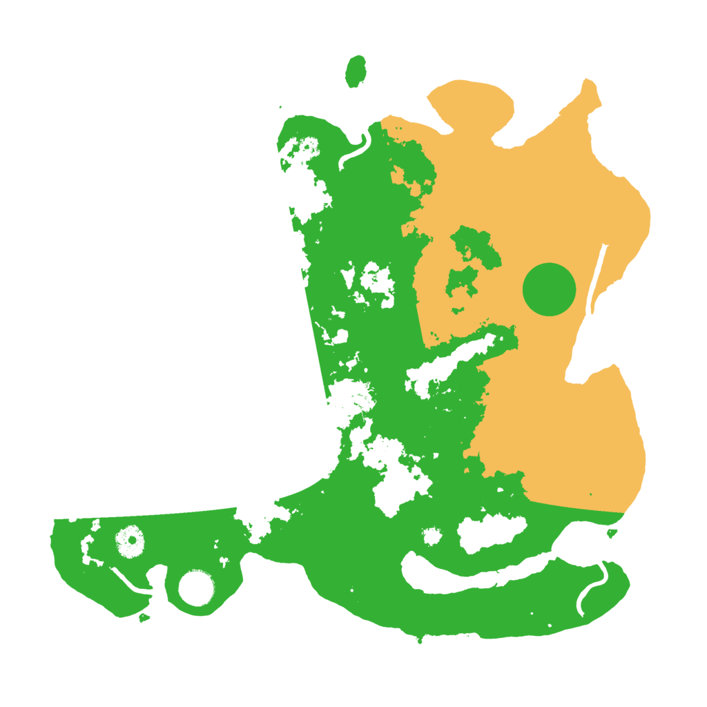 Biome Rust Map: Procedural Map, Size: 3500, Seed: 3629669
