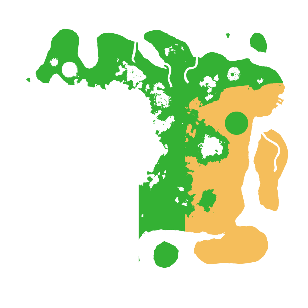 Biome Rust Map: Procedural Map, Size: 3500, Seed: 3185201