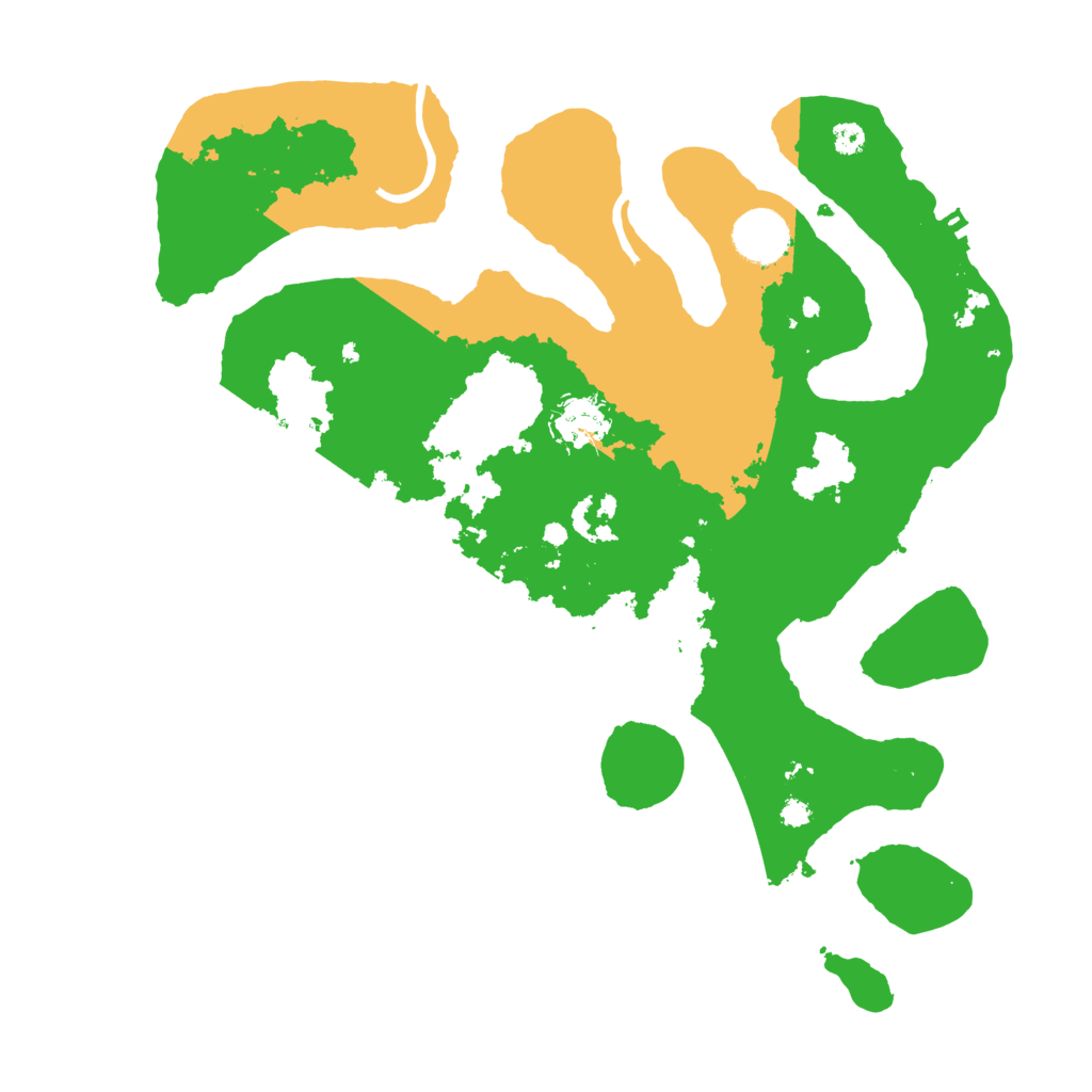 Biome Rust Map: Procedural Map, Size: 3500, Seed: 3229854