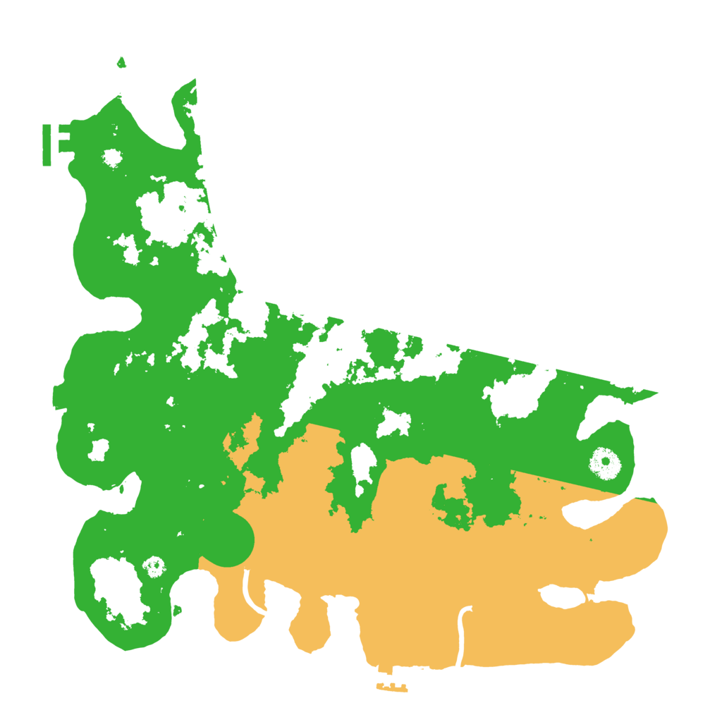 Biome Rust Map: Procedural Map, Size: 3500, Seed: 76730