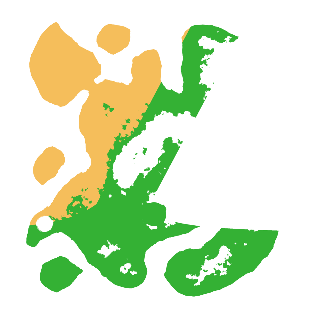 Biome Rust Map: Barren, Size: 3500, Seed: 5378851