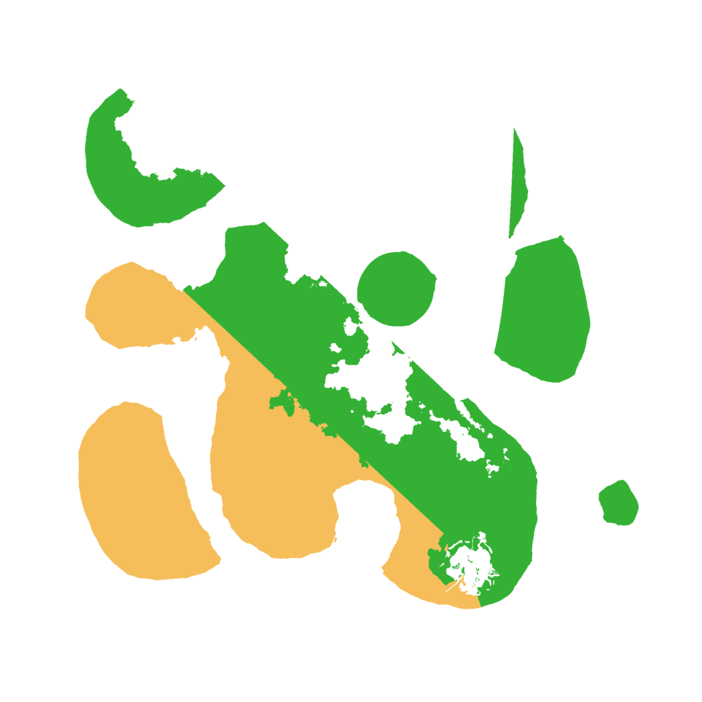 Biome Rust Map: Barren, Size: 2500, Seed: 5008269