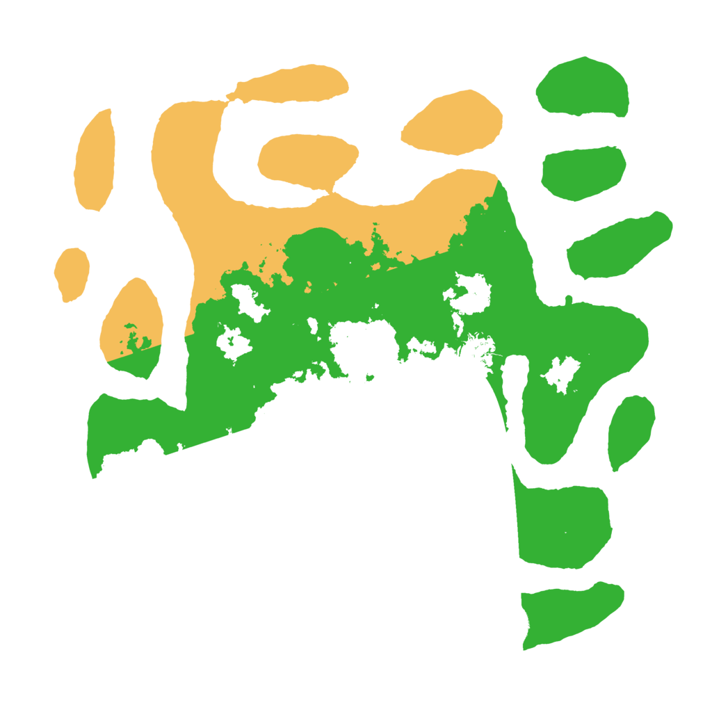 Biome Rust Map: Barren, Size: 3500, Seed: 763940