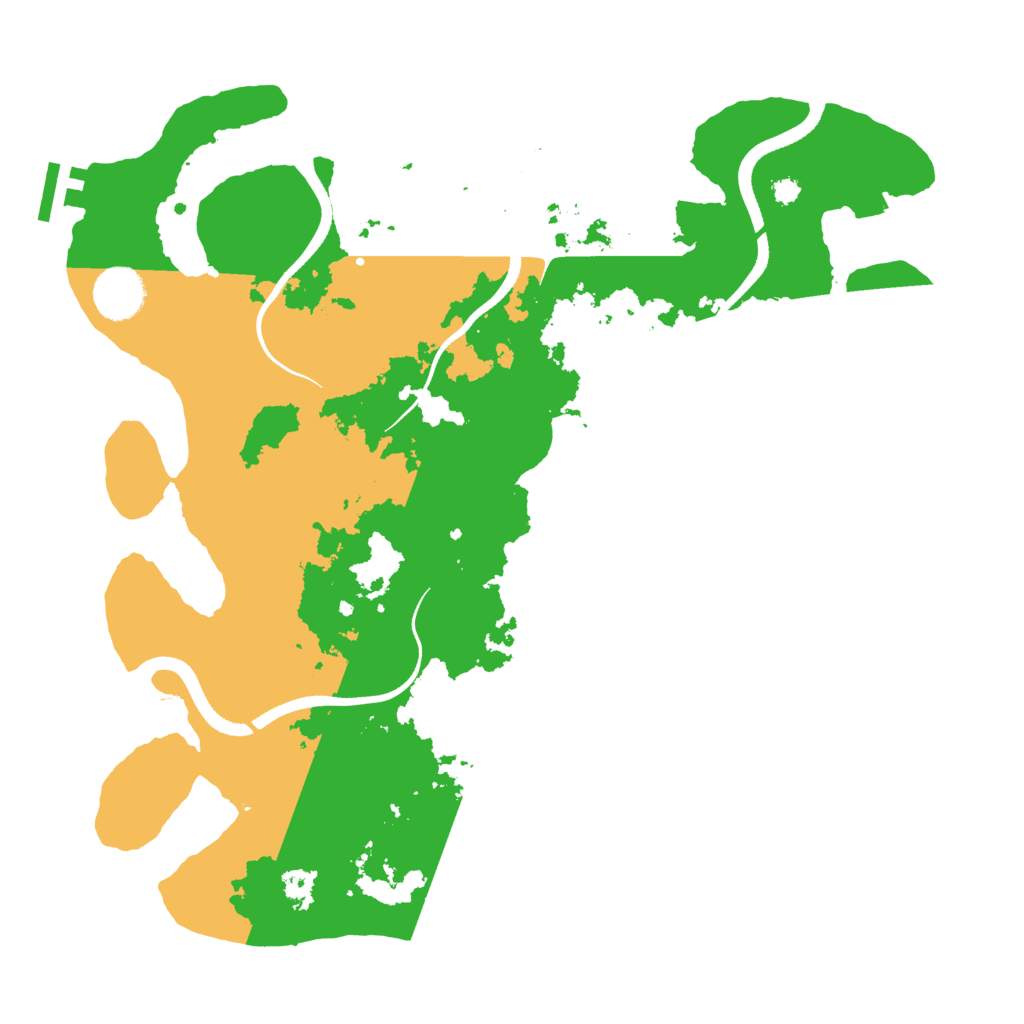 Biome Rust Map: Procedural Map, Size: 3500, Seed: 1829511