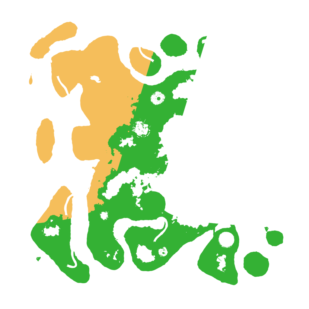 Biome Rust Map: Procedural Map, Size: 3500, Seed: 2574998