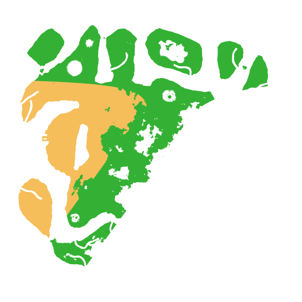 Biome Rust Map: Procedural Map, Size: 3500, Seed: 5911582