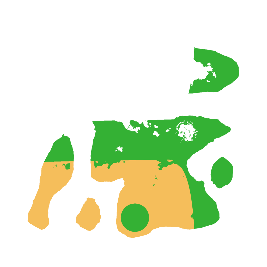 Biome Rust Map: Barren, Size: 2500, Seed: 3279020