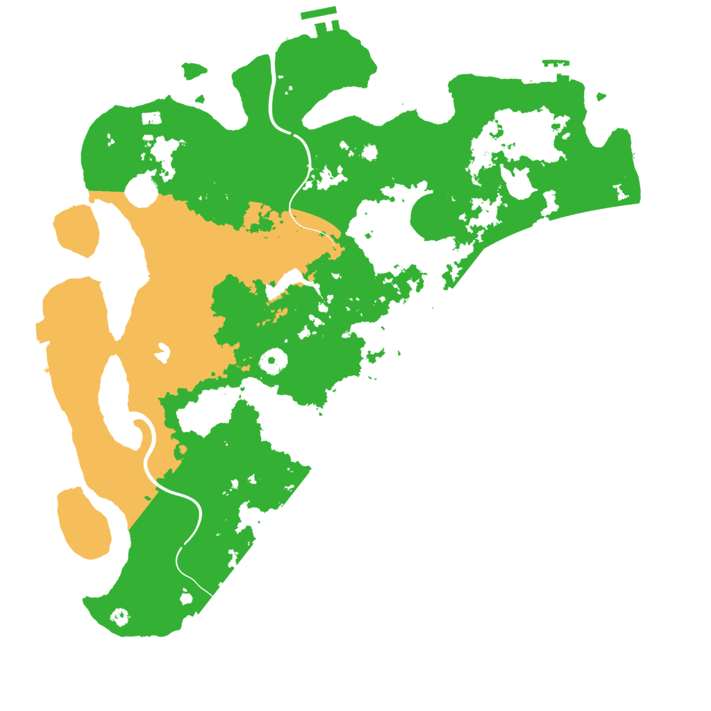 Biome Rust Map: Procedural Map, Size: 4000, Seed: 97234123