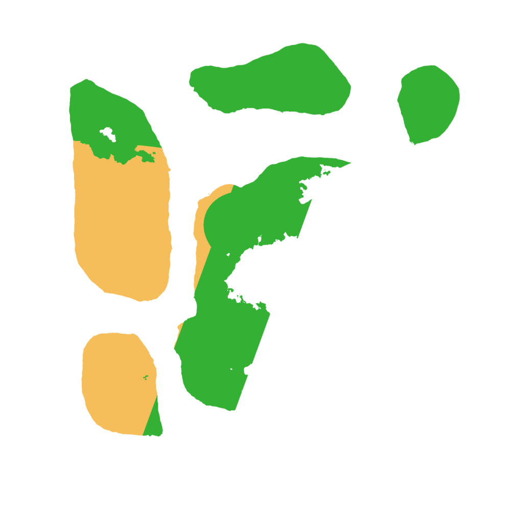 Biome Rust Map: Barren, Size: 2500, Seed: 2350614