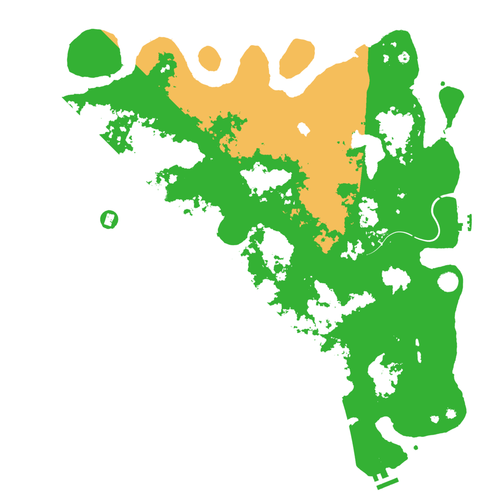 Biome Rust Map: Procedural Map, Size: 4500, Seed: 894241616