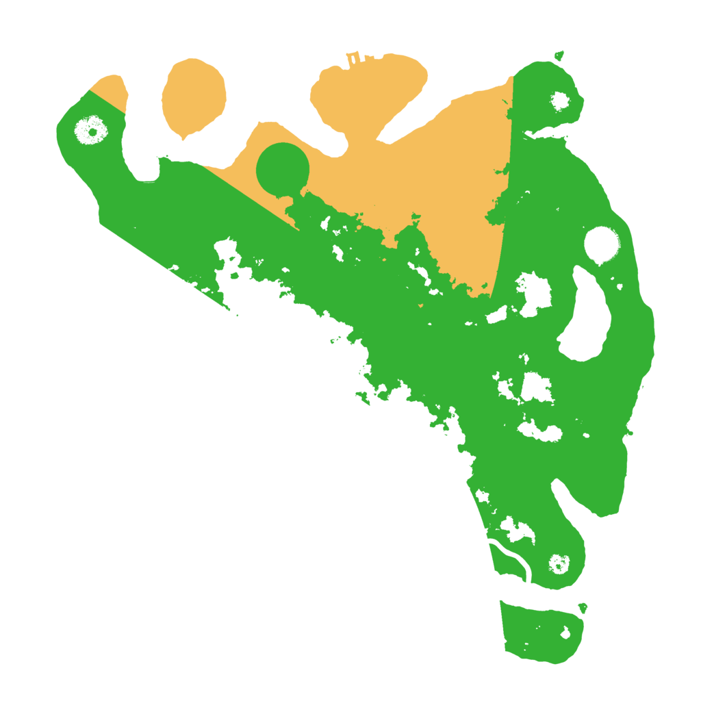 Biome Rust Map: Procedural Map, Size: 3500, Seed: 2064989