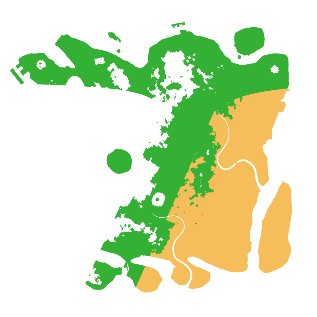Biome Rust Map: Procedural Map, Size: 3500, Seed: 3052440