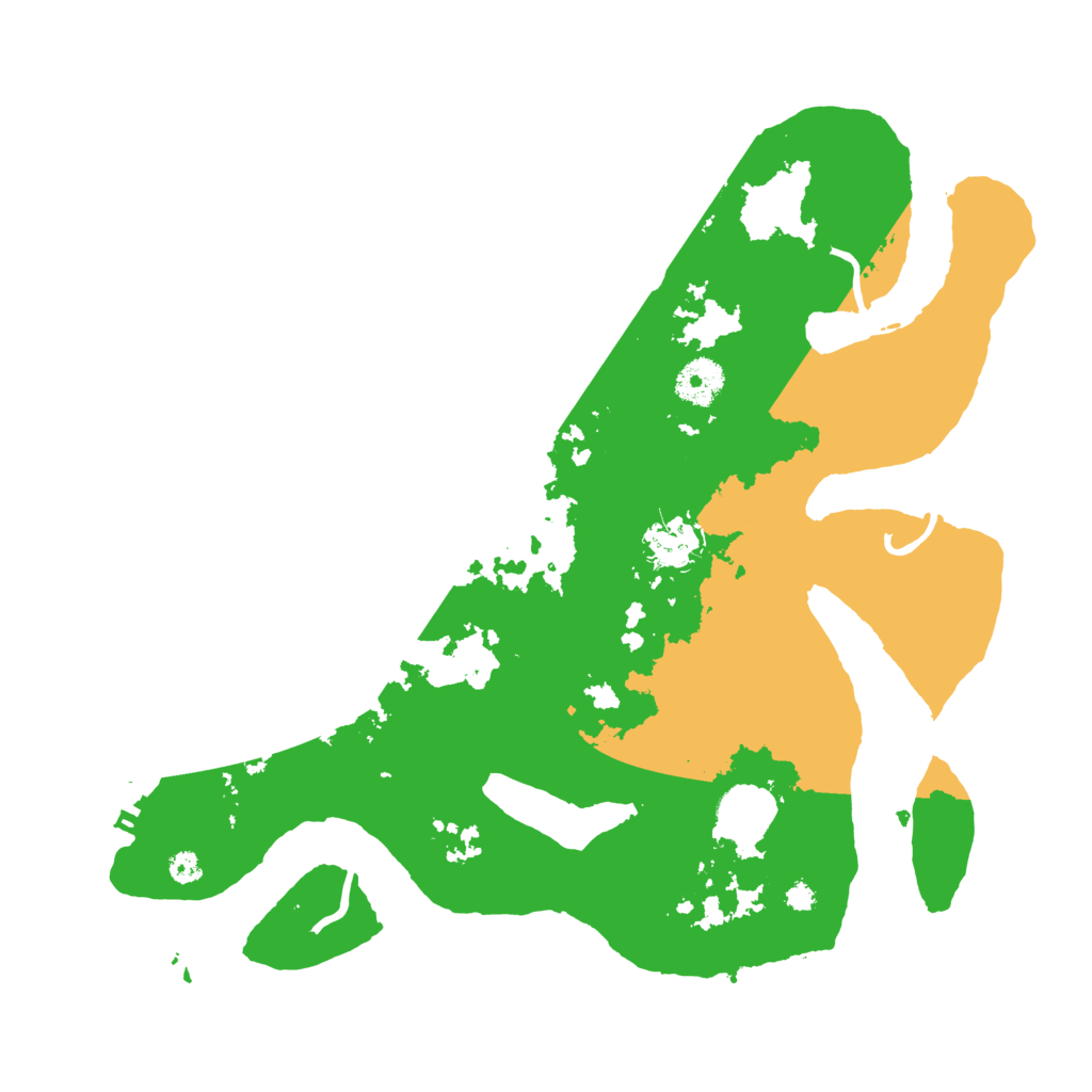 Biome Rust Map: Procedural Map, Size: 3500, Seed: 3345349