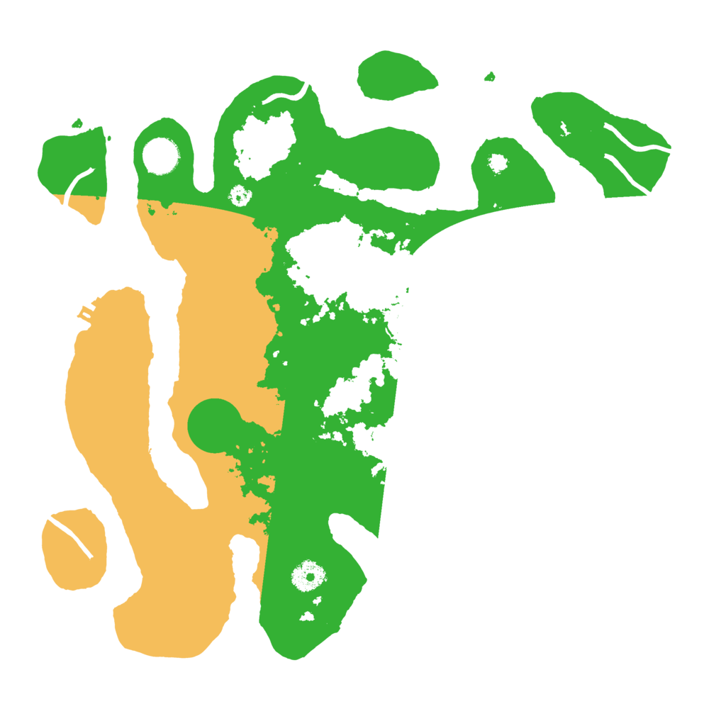 Biome Rust Map: Procedural Map, Size: 3500, Seed: 1076580