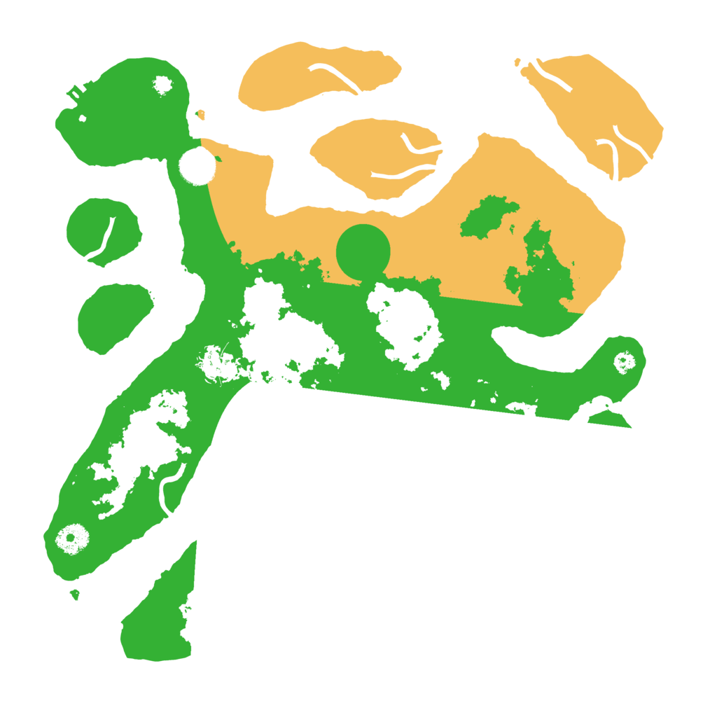 Biome Rust Map: Procedural Map, Size: 3500, Seed: 156915