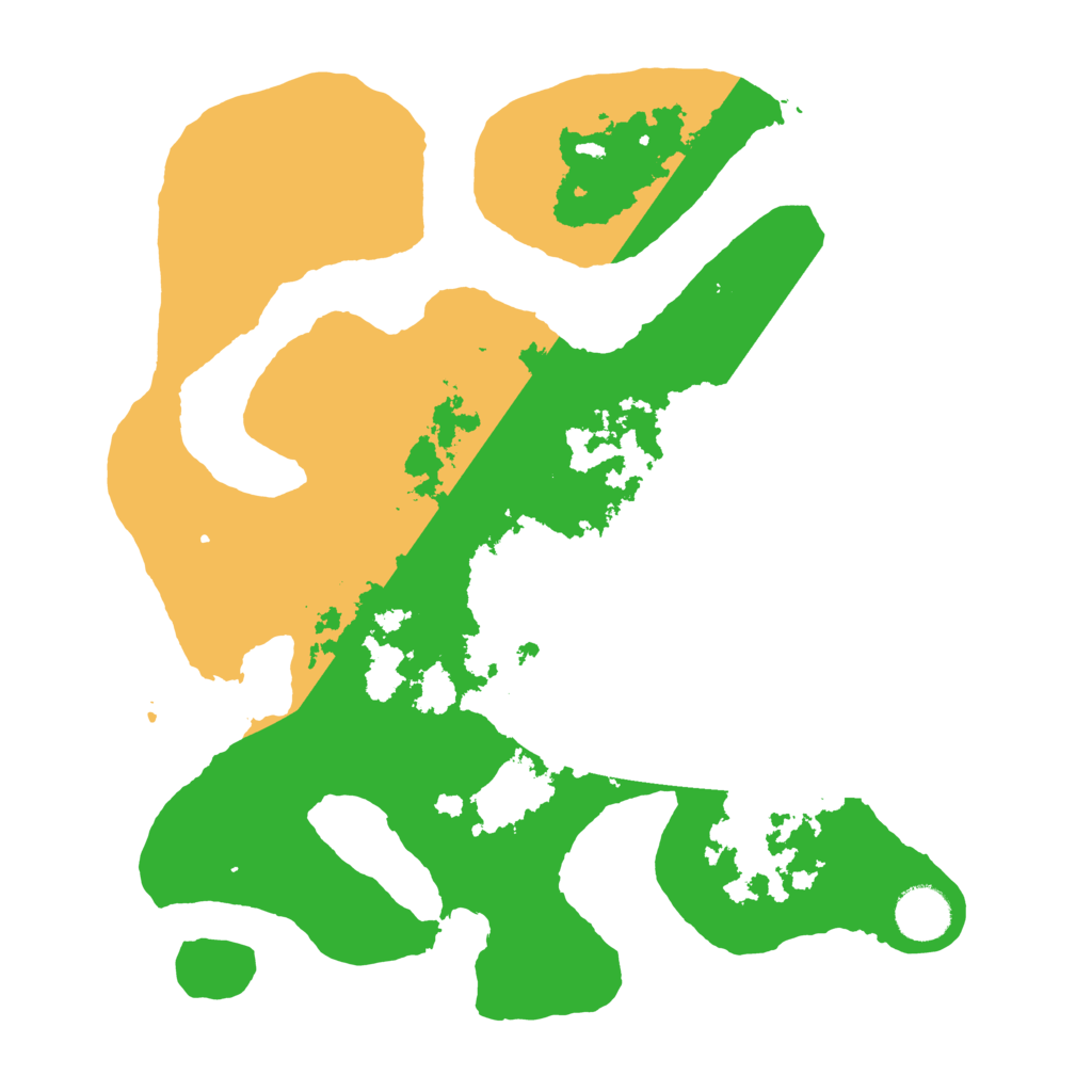 Biome Rust Map: Barren, Size: 3500, Seed: 4276189