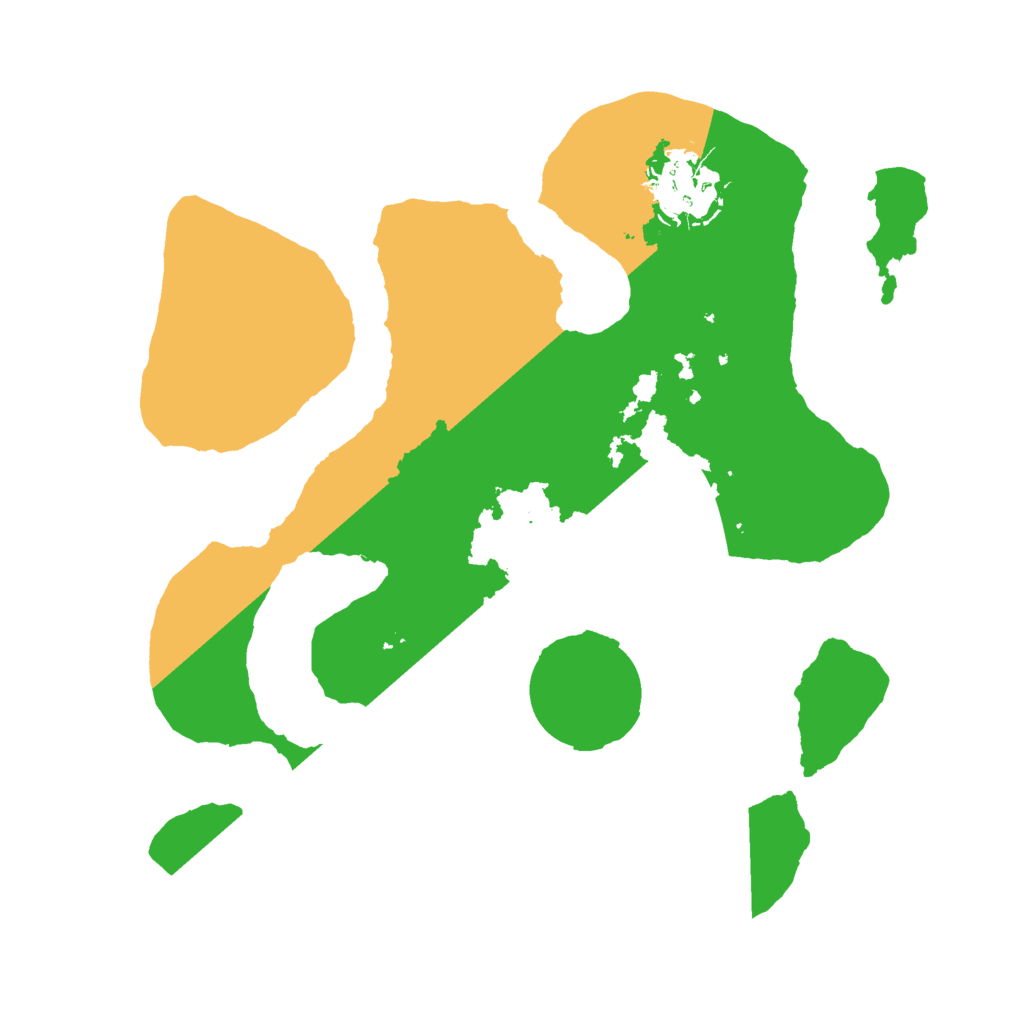 Biome Rust Map: Barren, Size: 2500, Seed: 2564061