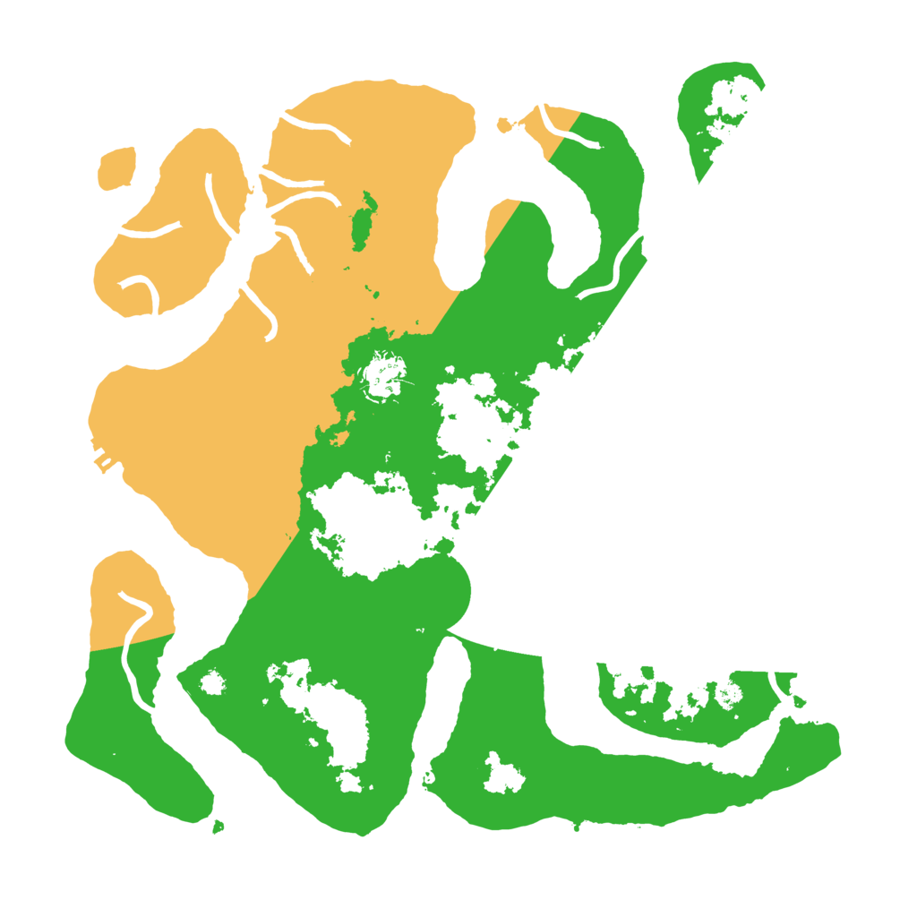 Biome Rust Map: Procedural Map, Size: 3500, Seed: 6271224