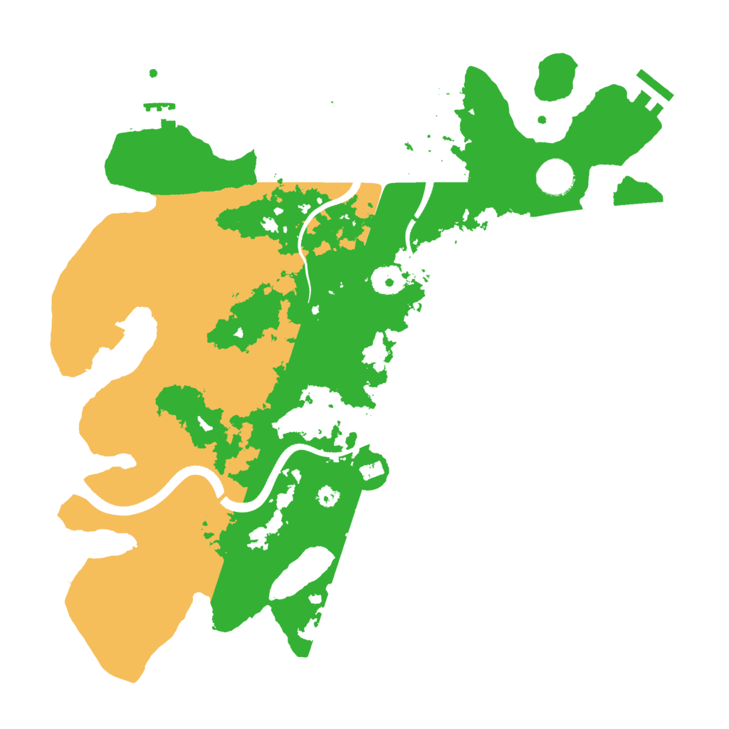 Biome Rust Map: Procedural Map, Size: 3500, Seed: 2651965