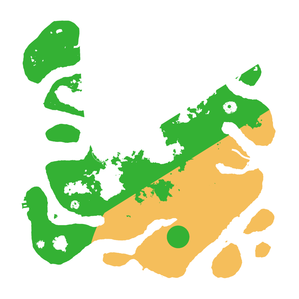 Biome Rust Map: Procedural Map, Size: 3500, Seed: 5268560