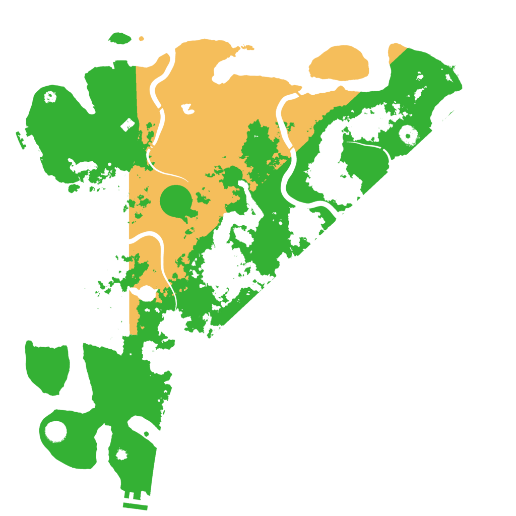 Biome Rust Map: Procedural Map, Size: 4250, Seed: 2616407