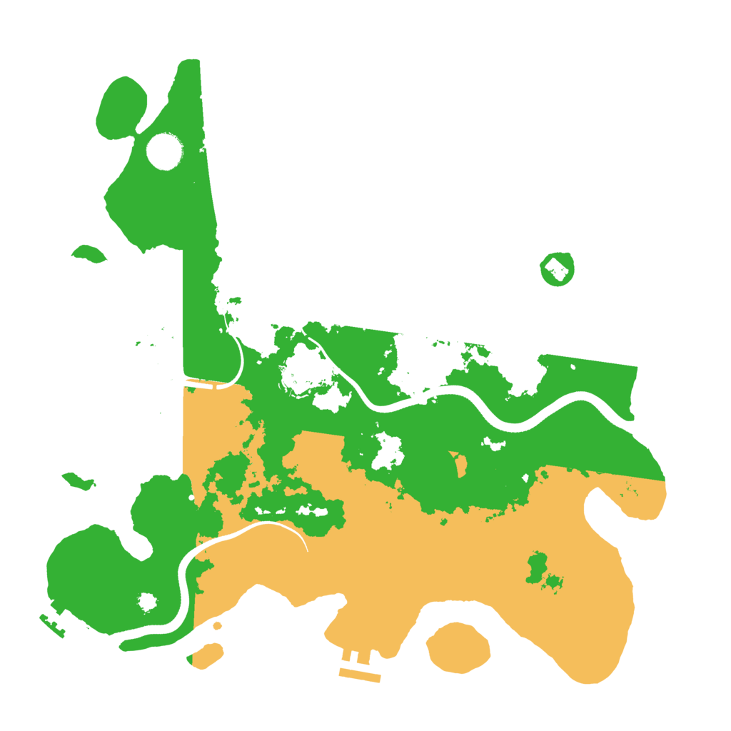 Biome Rust Map: Procedural Map, Size: 3550, Seed: 560762