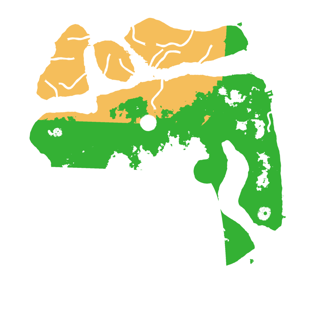 Biome Rust Map: Procedural Map, Size: 3500, Seed: 3558229