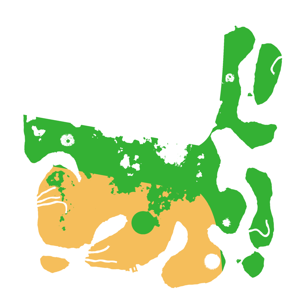 Biome Rust Map: Procedural Map, Size: 3500, Seed: 2256979