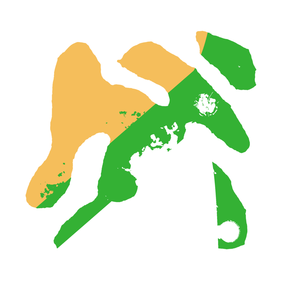 Biome Rust Map: Barren, Size: 2500, Seed: 5417482