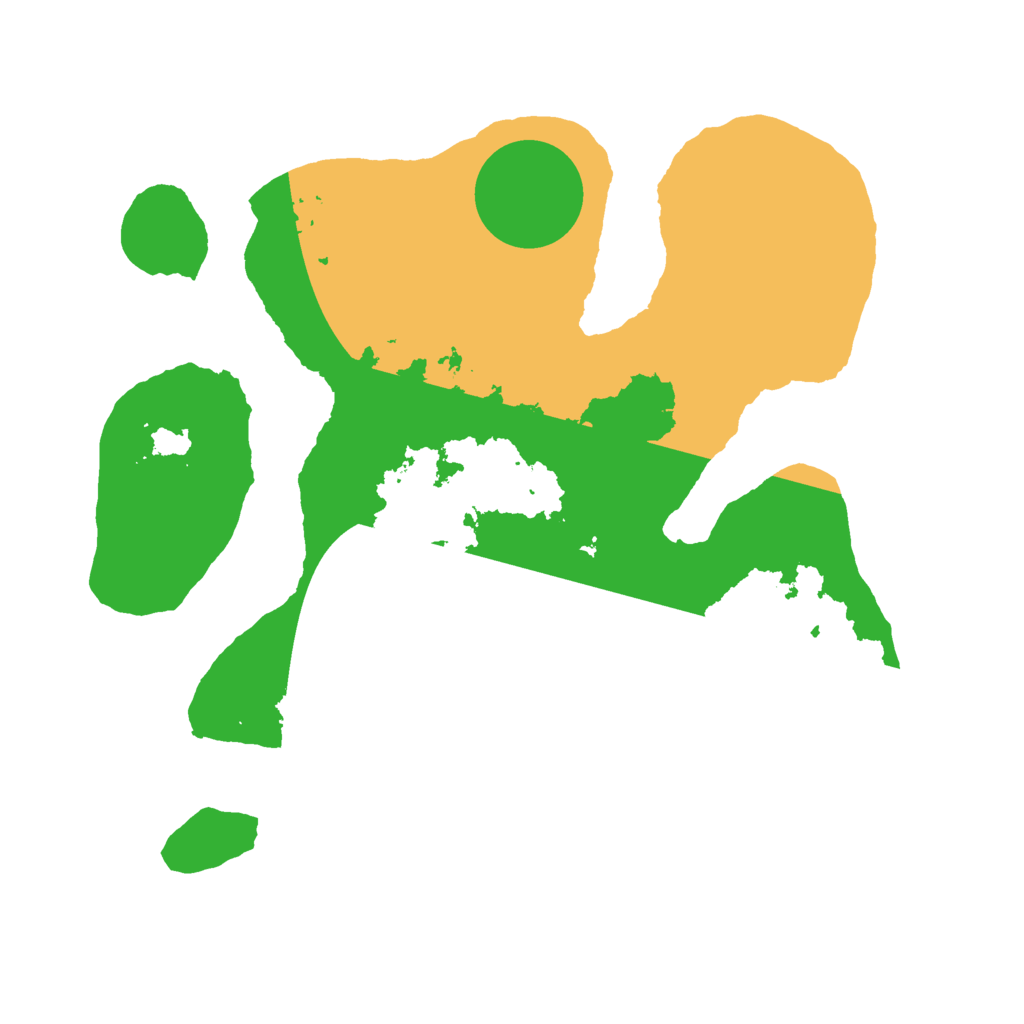 Biome Rust Map: Barren, Size: 2500, Seed: 323395